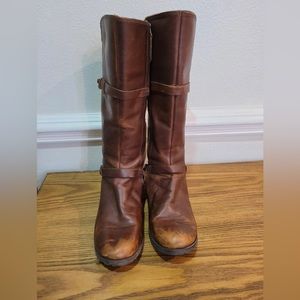 Teva de la Vina leather boots